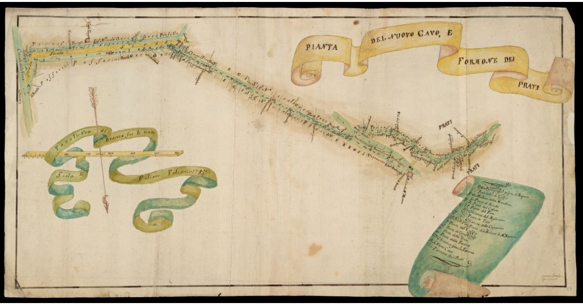 Pianta del nuovo Cavo, e Formone dei Prati