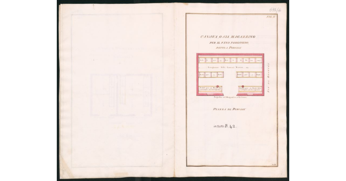 Canove o sia magazzino per il vino forestiero, detto a Peruzzi