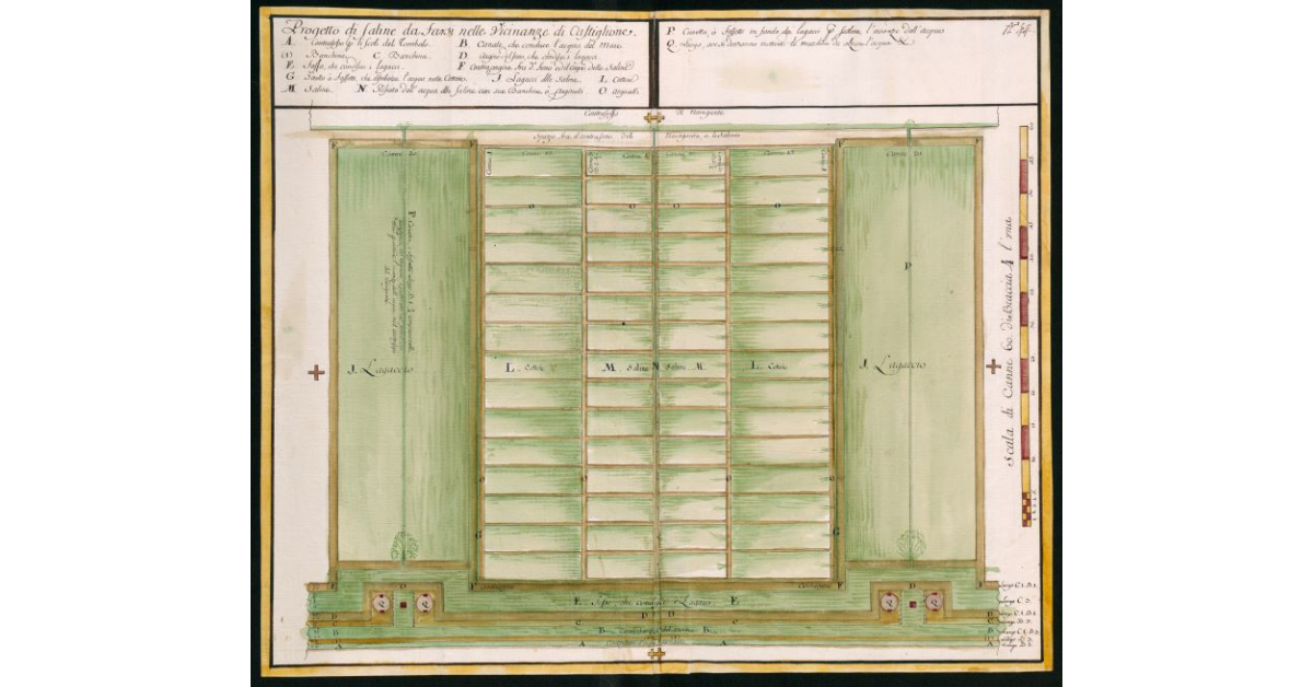 Progetto di saline da farsi nelle vicinanze di Castiglione