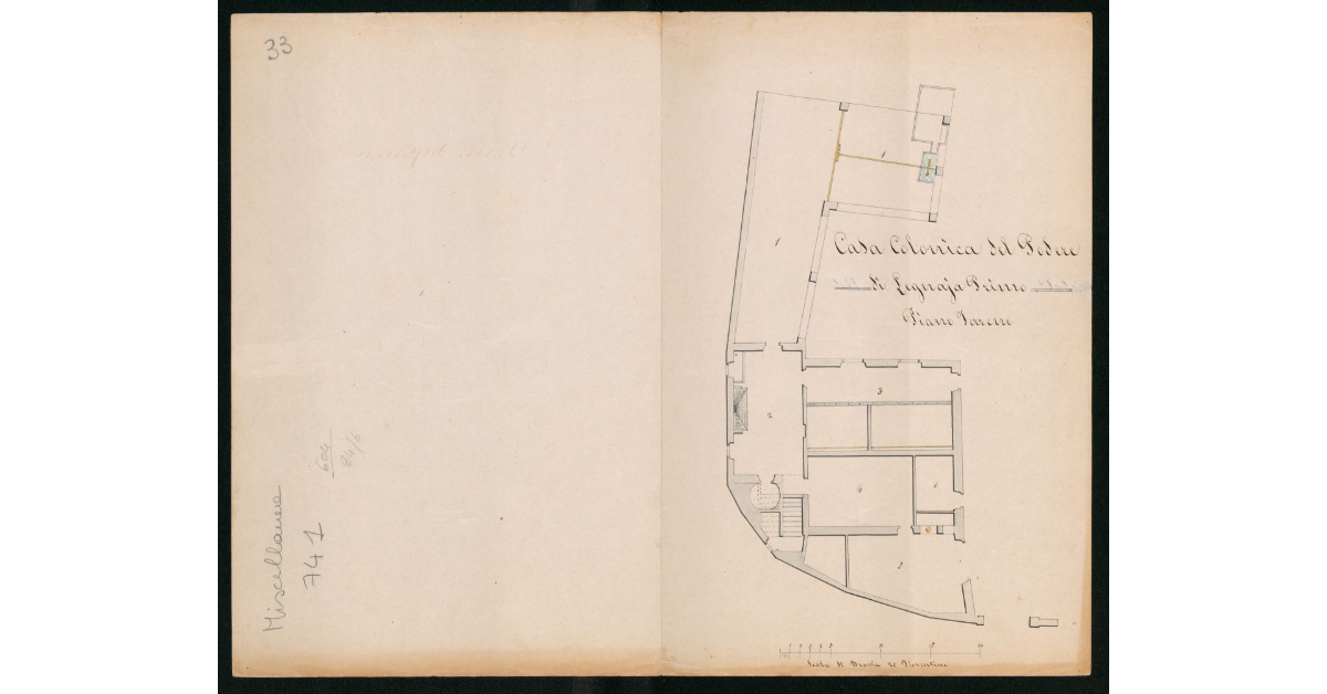 Casa colonica del podere di Legnaia primo. Piano terreno