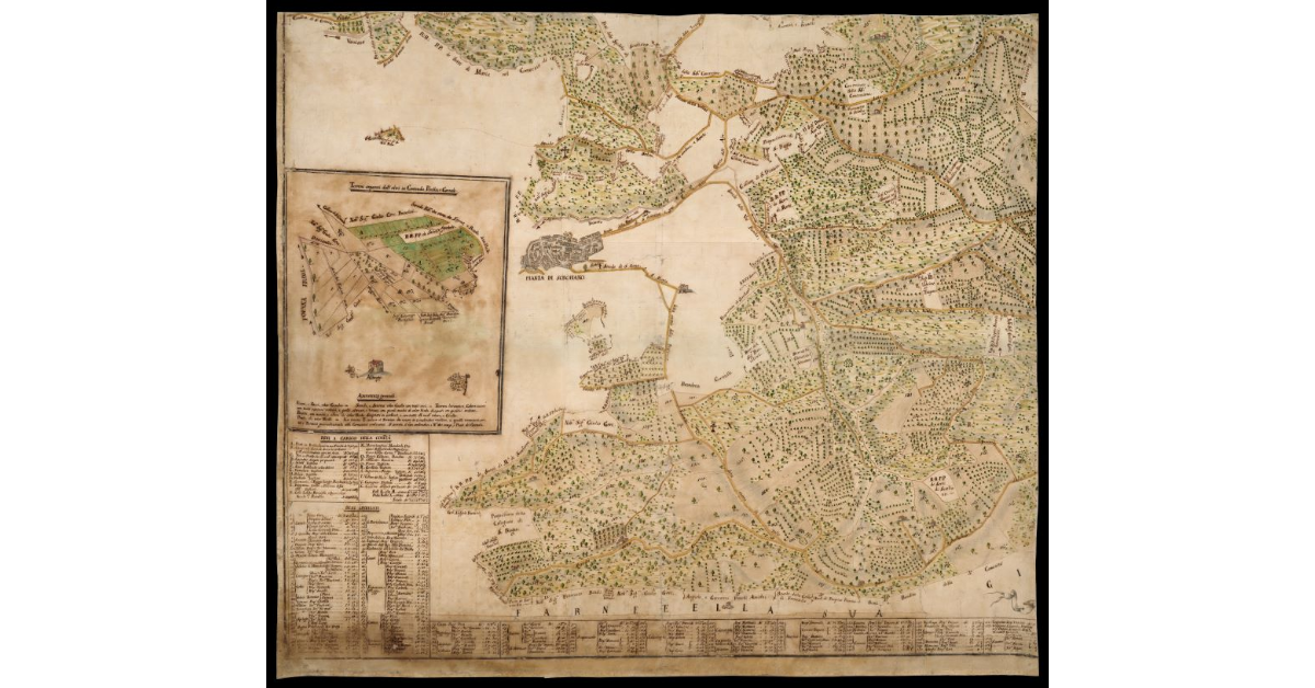 [Scrofiano. Pianta di tutti i Beni della Comunità]