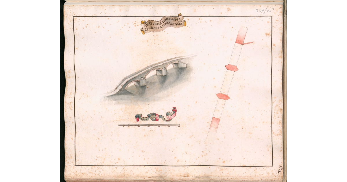 Ponte della gora sopra la Greve sotto Certosa