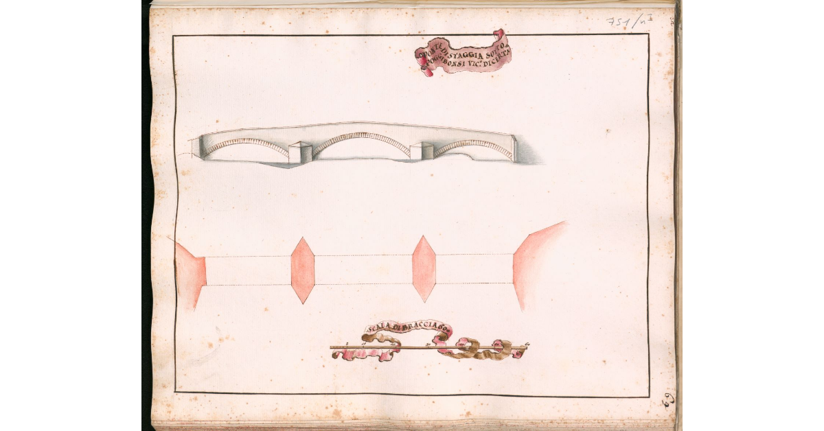 Ponte di Staggia sotto Poggibonsi vicariato di Certaldo