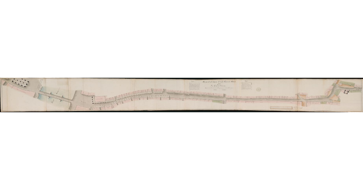 Route de prémiere classe n. 8 de Paris a Rome par Nice, Genes etc. depuis la Porte du coté de Lucques jusqu'à celle ditte Florentine