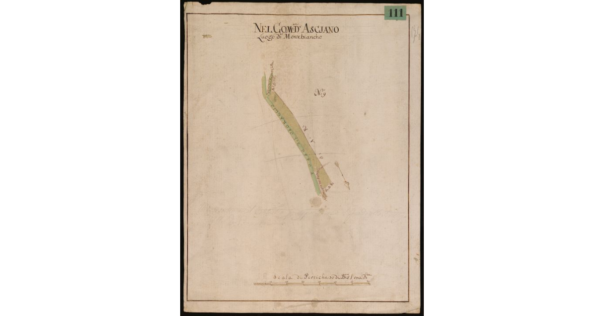 Nel comune di Asciano, luogo detto Montebianco