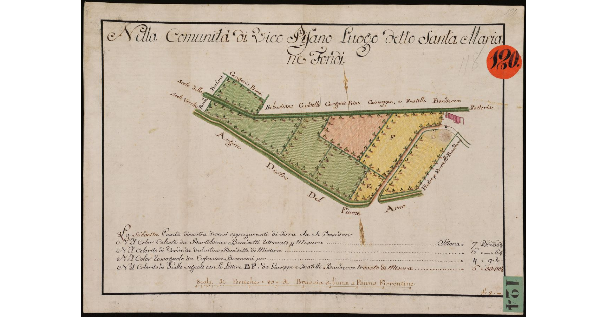 Nella comunità di Vicopisano, luogo detto S. Maria ne' Fondi