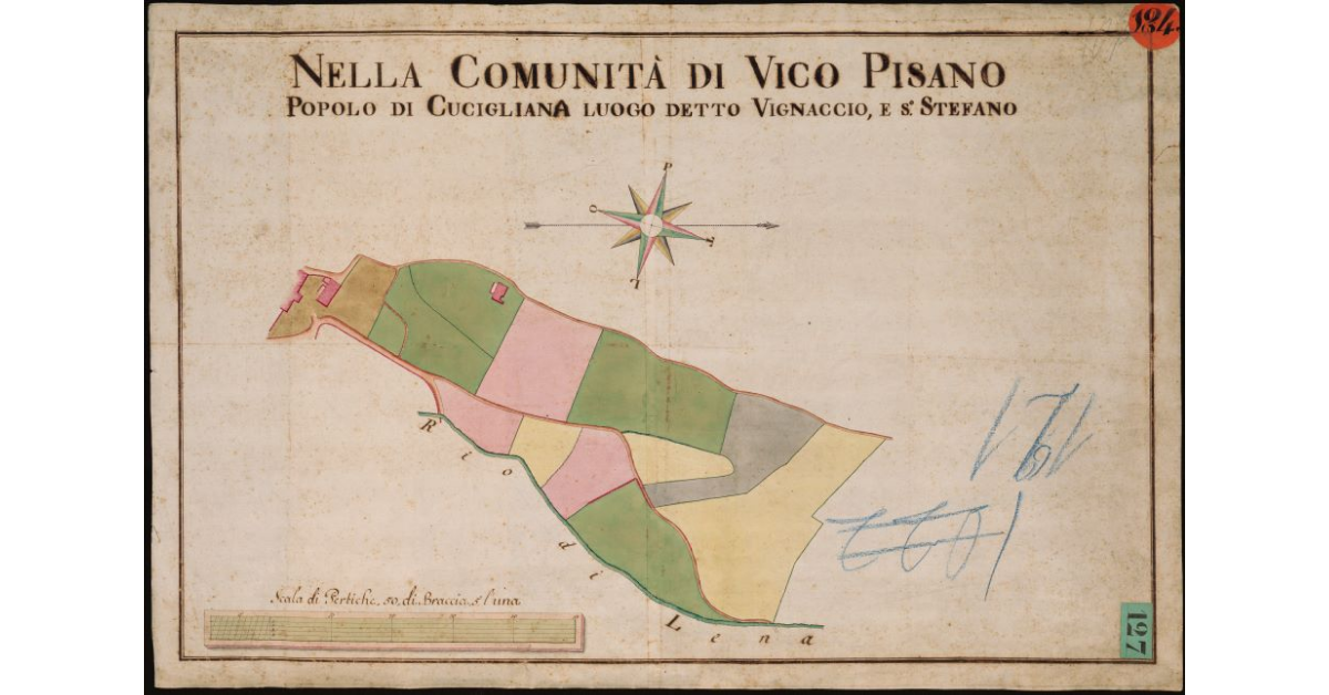 Nella comunità di Vicopisano, popolo di Cucigliana, luogo detto Vignaccio e S. Stefano