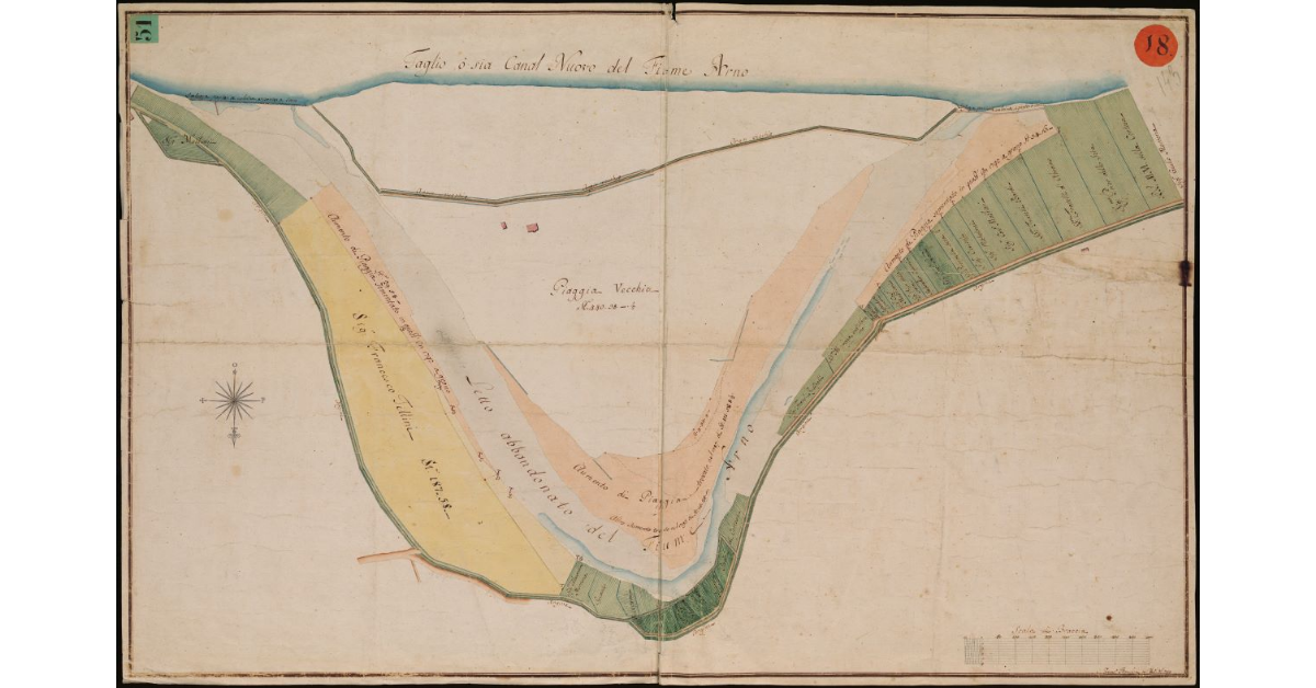 Taglio o sia canal nuovo del fiume Arno