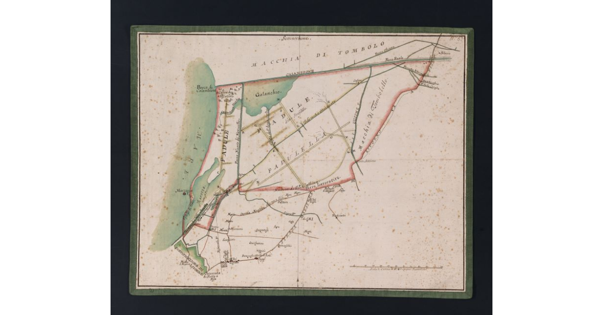 [Pianta della Paduletta di Livorno realizzata in occasione della controversia fra lo Scrittoio delle Regie Possessioni, il cardinale Salviati e l'Arcivescovo di Pisa]