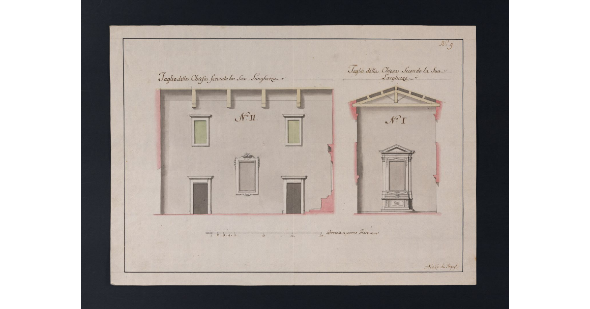 [Tagli della nuova Chiesa di Frassineto]