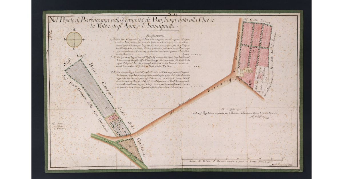 Nel Popolo di Barbaregina nella Comunità di Pisa, luogo detto alla Chiesa, la Volta degl'Asini, e l'Immaginetta