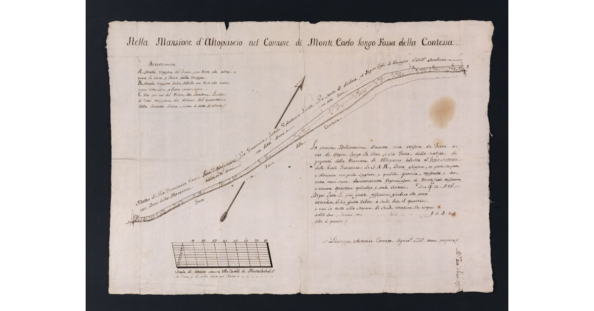 Nella Mansione d'Altopascio nel Comune di Monte Carlo longo Fossa della Contessa