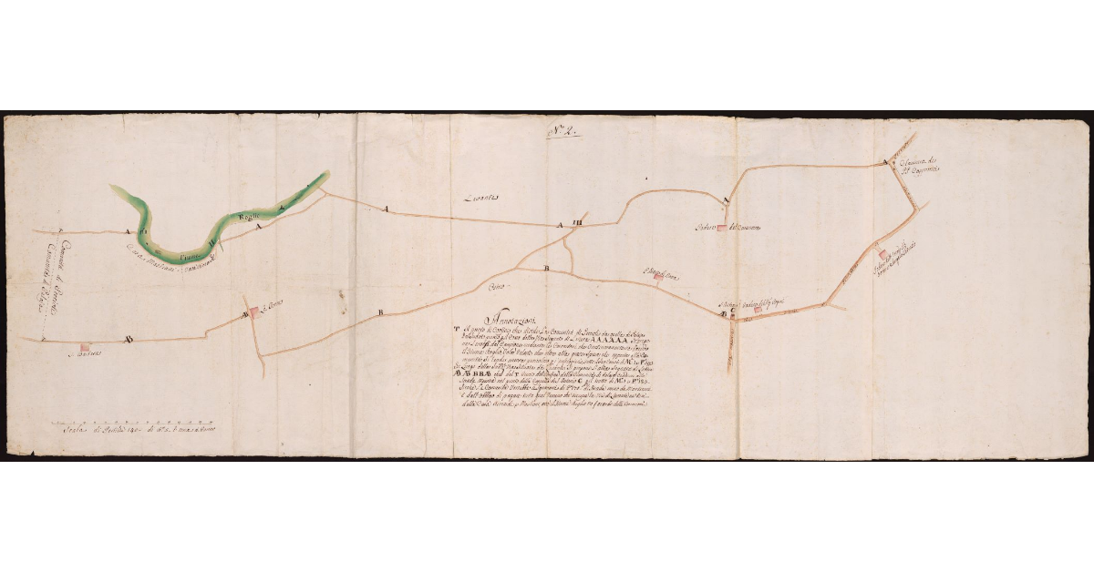 [Strada da Palaia a Peccioli lungo il Roglio]