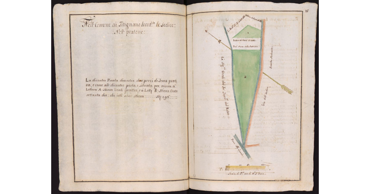 Nel Comune di Titignano Loco detto Le Sedice: nel Pratone