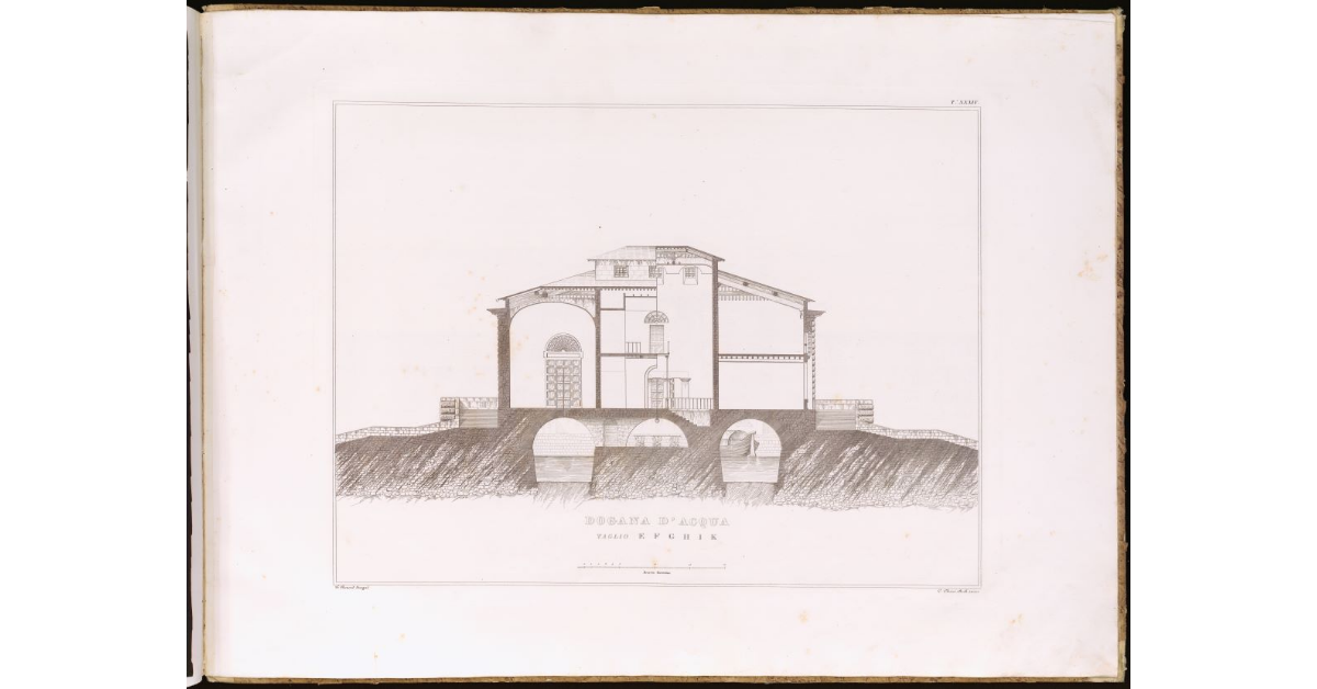 Dogana d'Acqua [Livorno]. Taglio E F G H I K