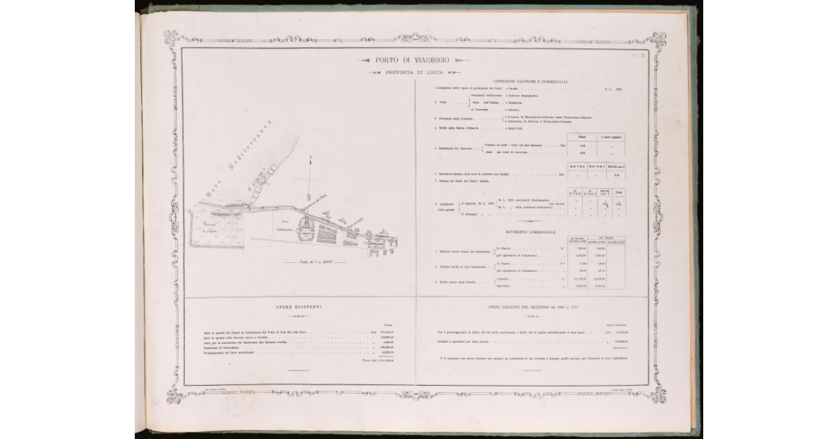 Porto di Viareggio. In provincia di Lucca