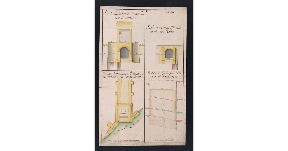 [Progetto di alcuni lavori che devono essere eseguiti per comodo del Mulino di Ripafratta]