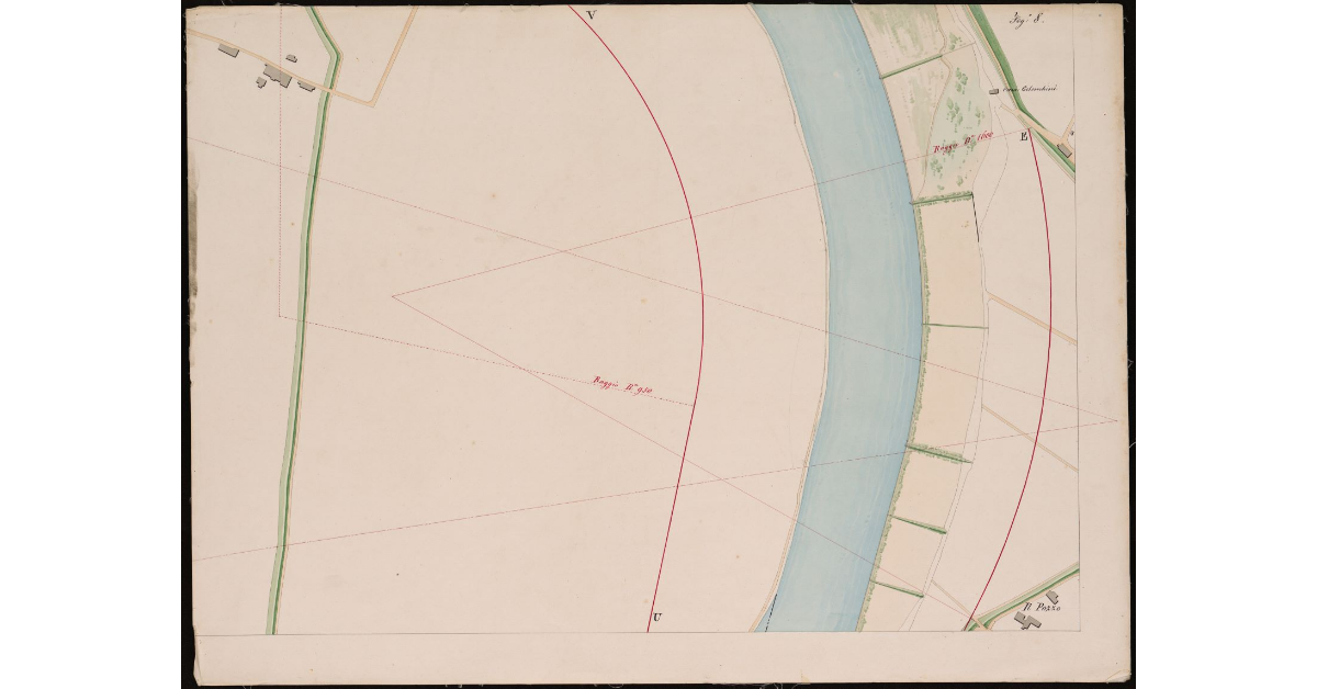 [Tavola VIII Tratto del fiume Arno in località Il Pozzo]