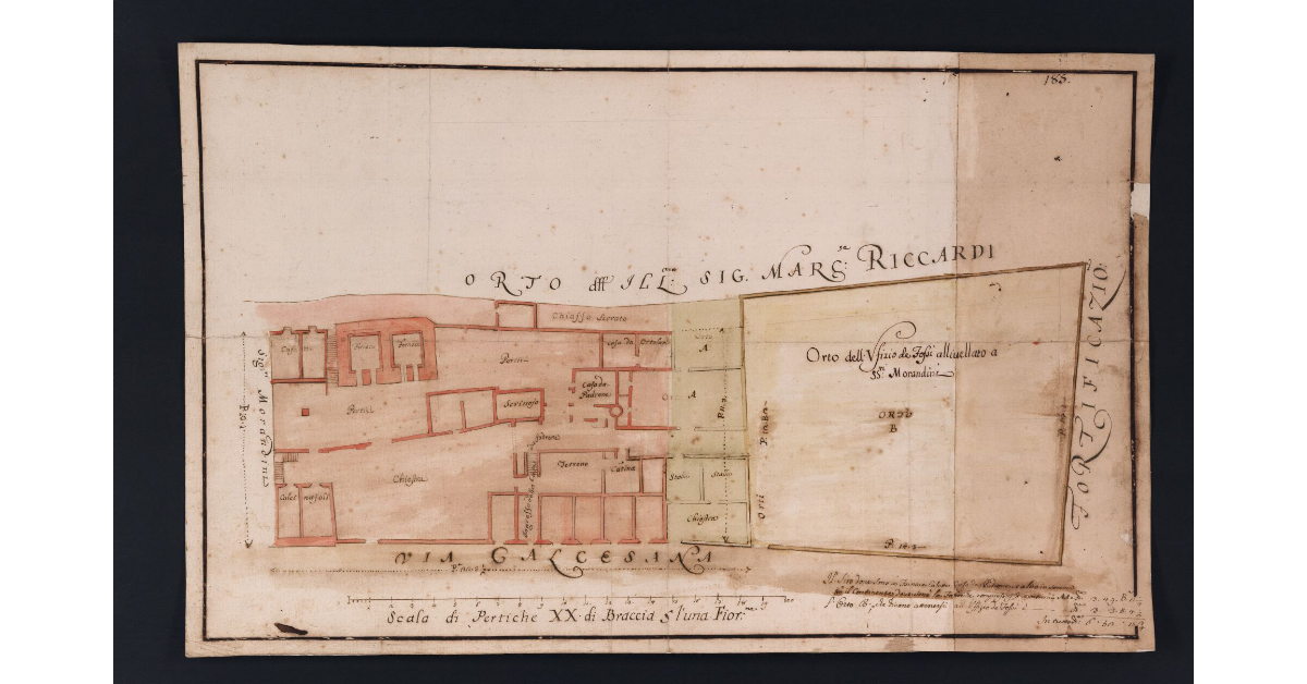 [Pianta delle Fornaci poste fuori di Porta alle Piagge]