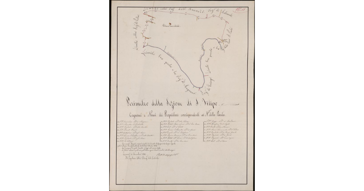 Perimetro della sezione di San Filippo