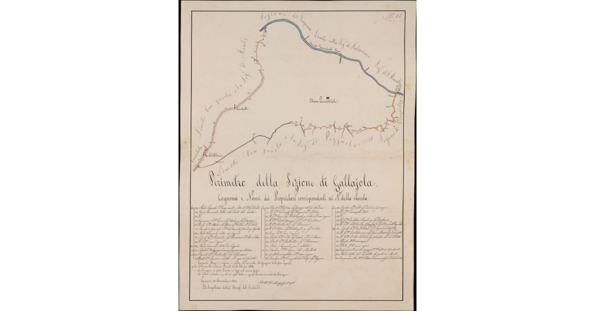 Perimetro della sezione di Gattaiola