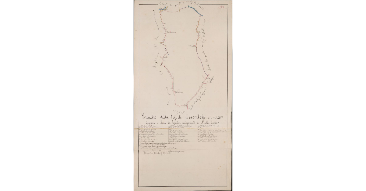 Perimetro della sezione di Cocombola