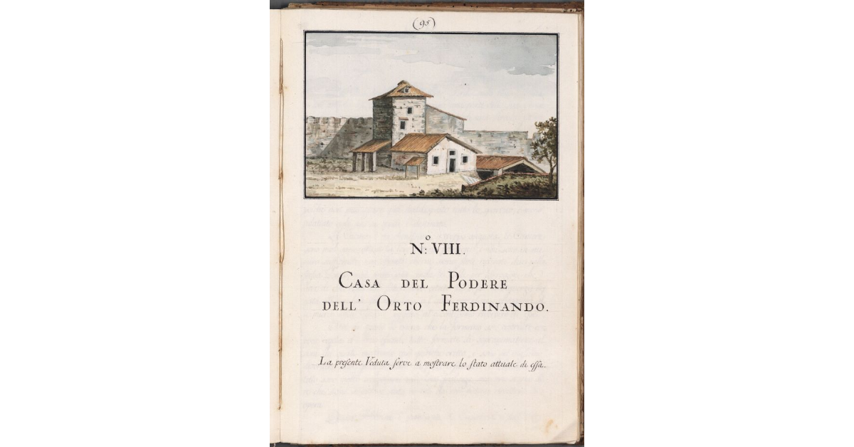 [Veduta della casa del podere dell'Orto Ferdinando]