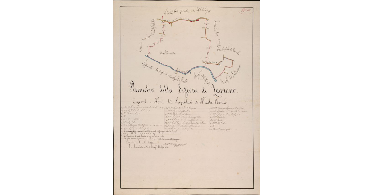 Perimetro della sezione di Fagnano