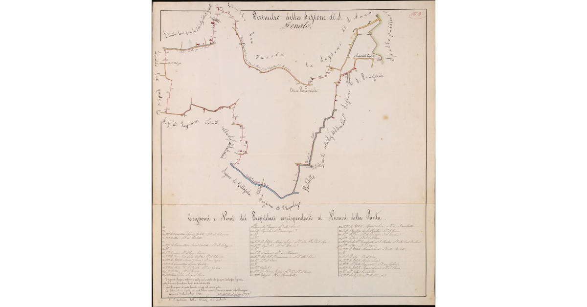 Perimetro della sezione di San Donato