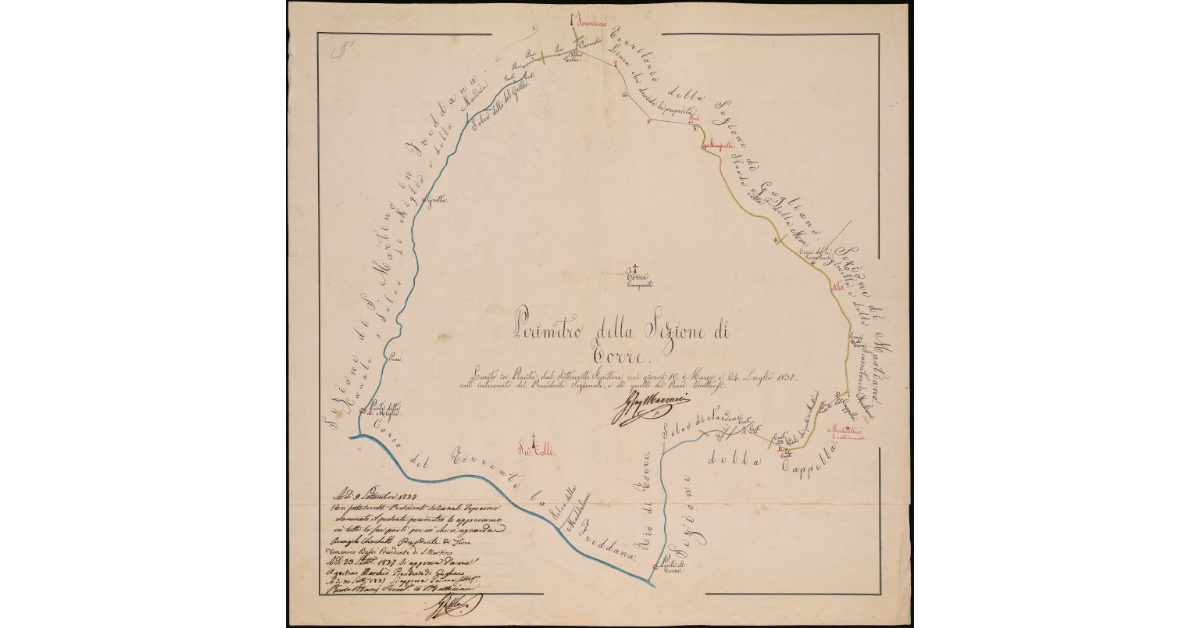 Perimetro della Sezione di Torre, Comunità di Lucca