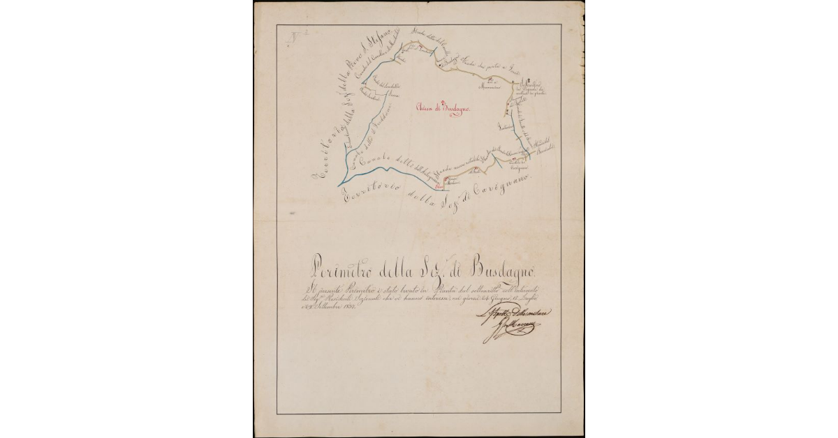 Perimetro della sezione di Busdagno