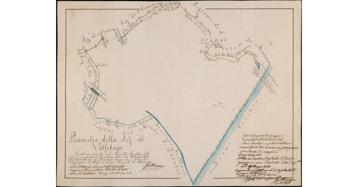 Perimetro della sezione di Valle Buia