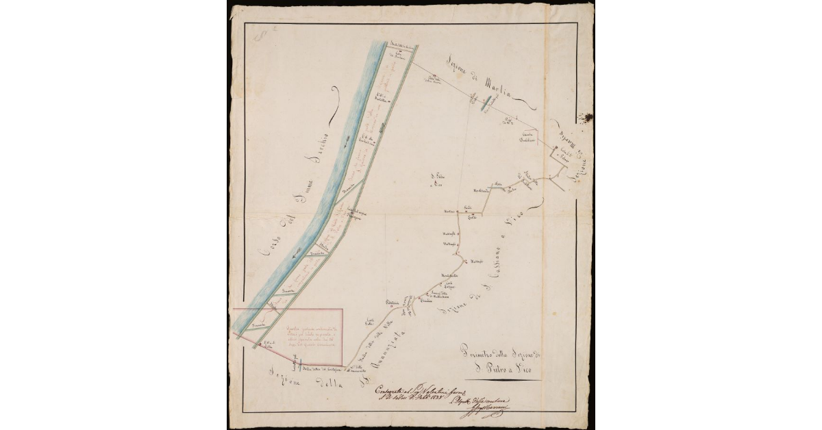 Perimetro della sezione di San Pietro a Vico