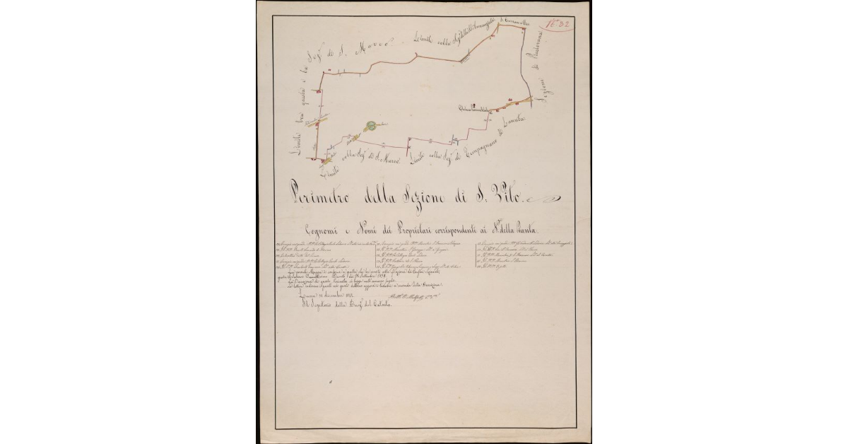 Perimetro della sezione di S. Vito