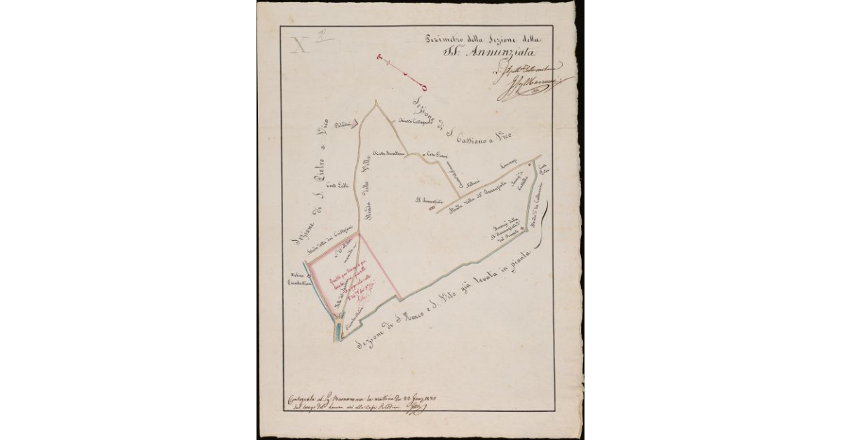 Perimetro della sezione di SS. Annunziata