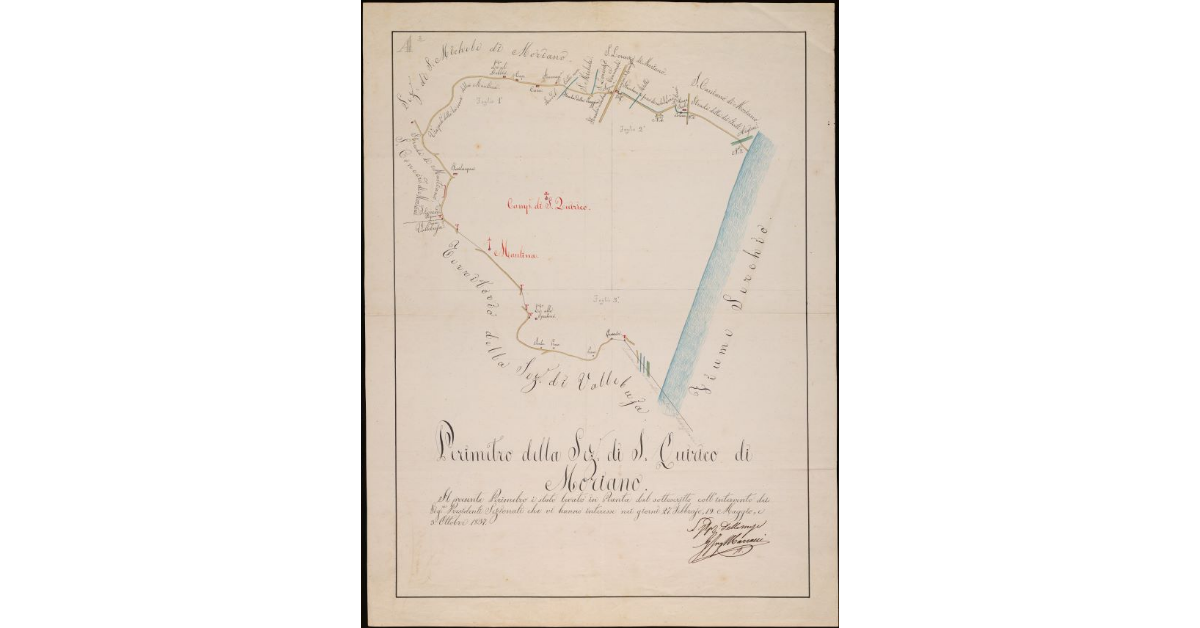 Perimetro della sezione di Moriano (S. Quirico)
