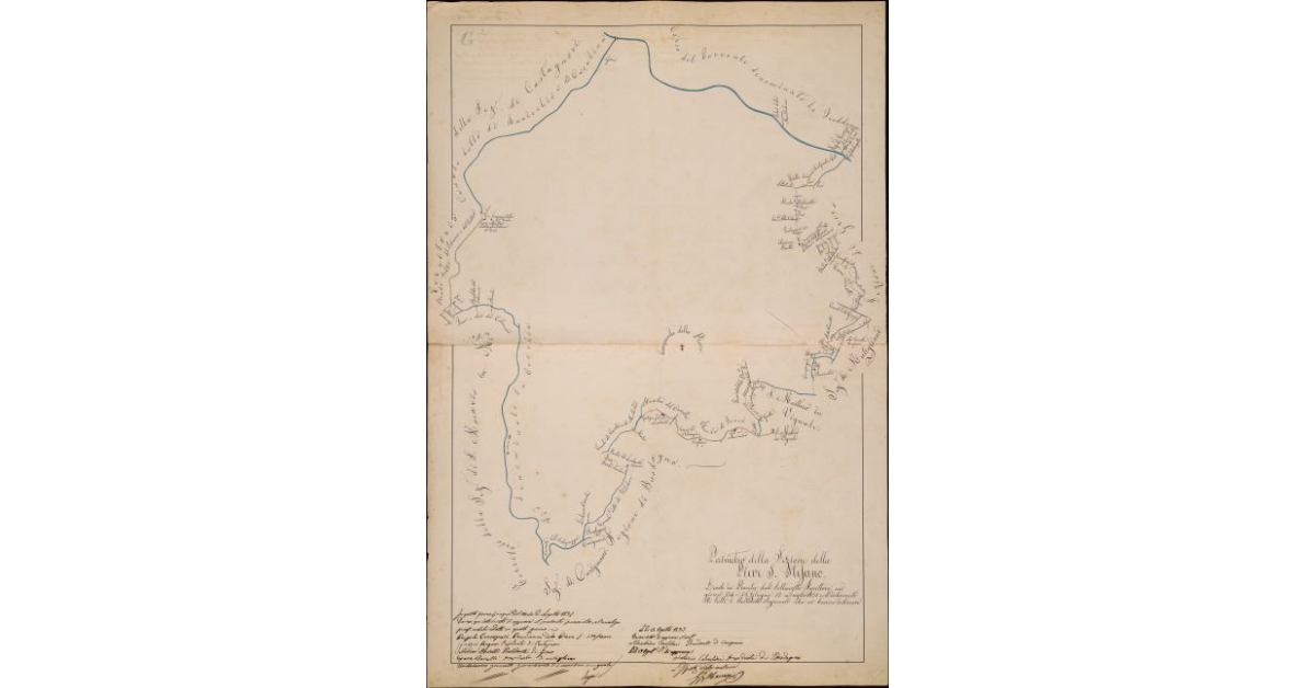 Perimetro della sezione di Pieve S. Stefano
