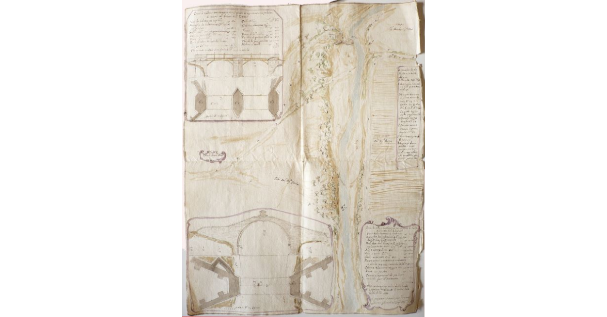 [Ponte sopra il fiume Lanzo sulla strada Senese-Grossetana]