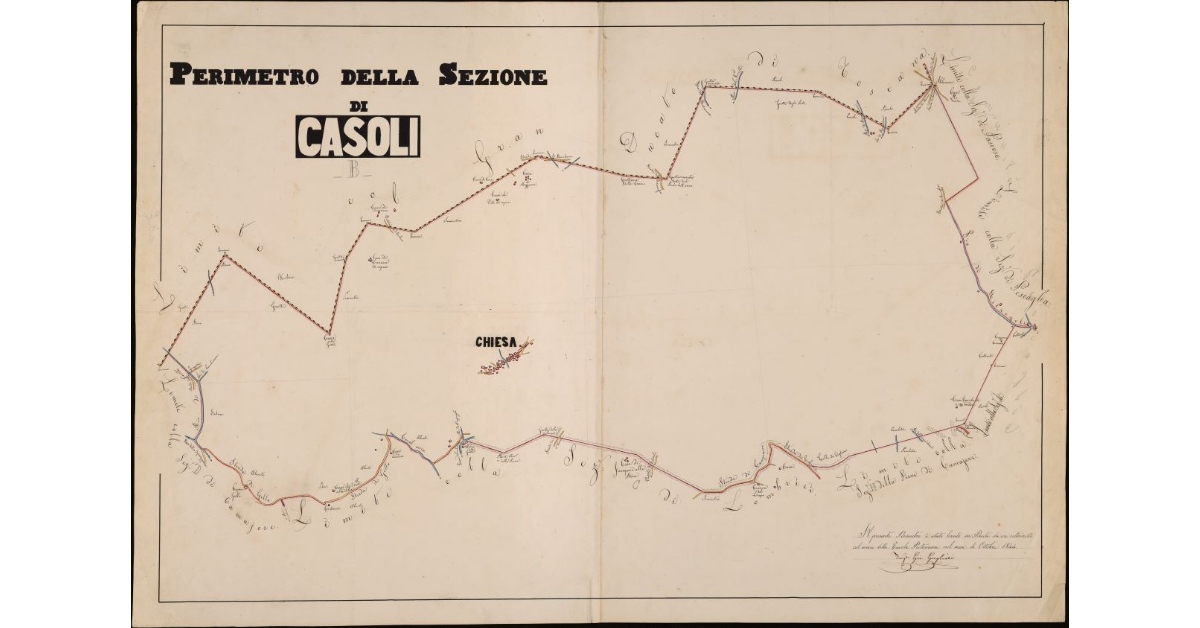 Perimetro della sezione di Casoli