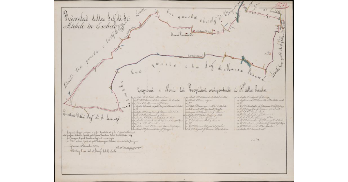 Perimetro della sezione di San Michele in Escheto