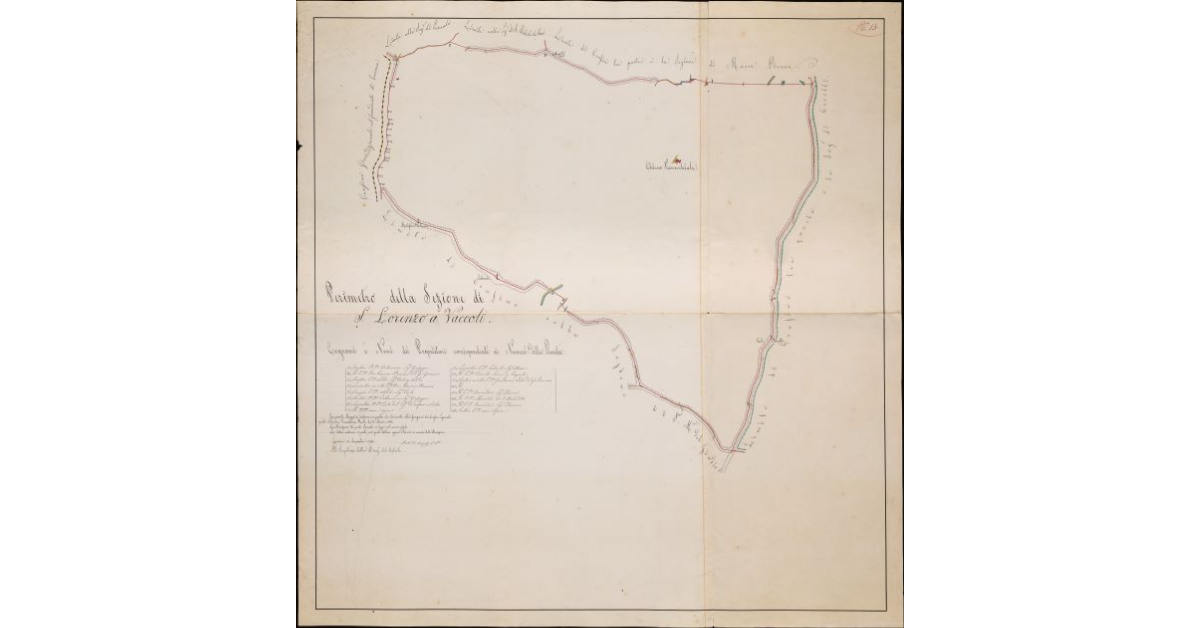 Perimetro della sezione di San Lorenzo a Vaccoli